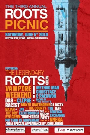 Roots Picnic 2010 Lineup poster image