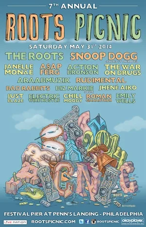 Roots Picnic 2014 Lineup poster image