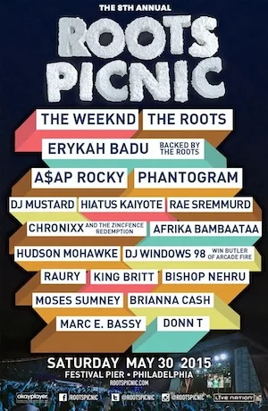 Roots Picnic 2015 Lineup poster image