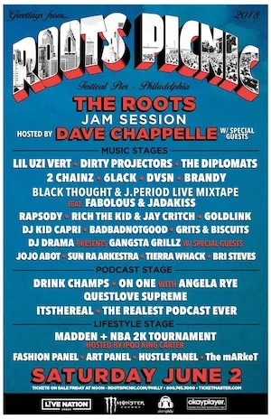 Roots Picnic 2018 Lineup poster image