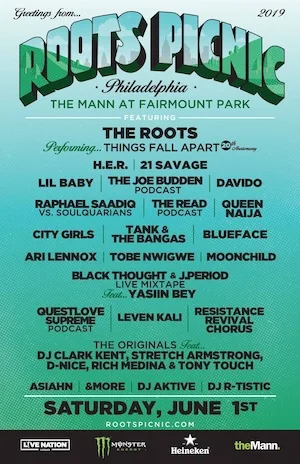 Roots Picnic 2019 Lineup poster image