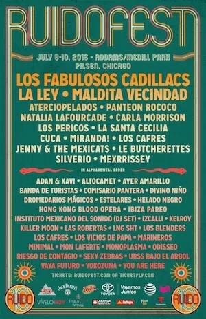 Ruido Fest 2016 Lineup poster image