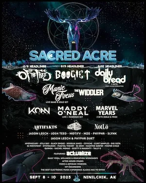 Sacred Acre 2023 Lineup poster image