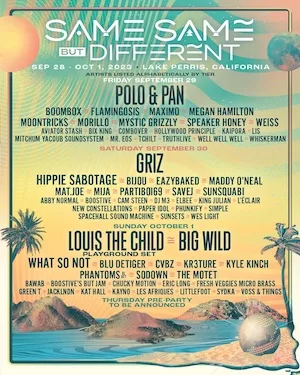 Same Same But Different Festival 2023 Lineup poster image