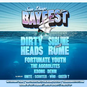 San Diego Bayfest 2021 Lineup poster image