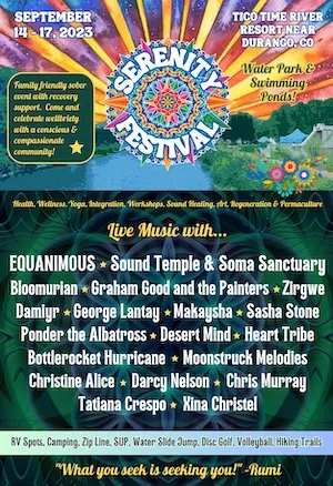 Serenity Festival 2023 Lineup poster image