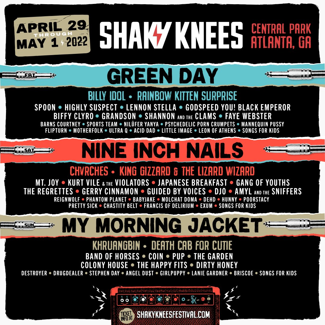 Shaky Knees Music Festival 2022 Lineup Grooveist