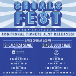 ShoalsFest 2019 Lineup poster image