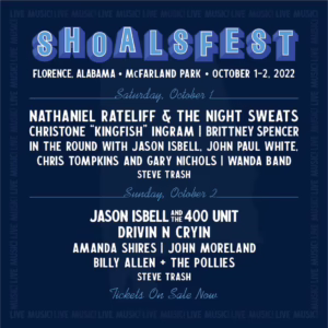 ShoalsFest 2022 Lineup poster image