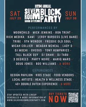 Silver Room Sound System Block Party 2023 Lineup poster image