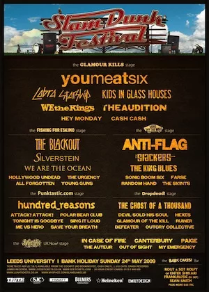 Slam Dunk North 2009 Lineup poster image