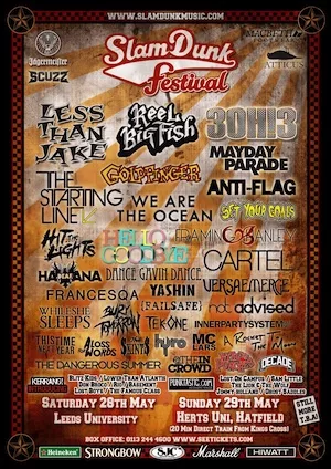 Slam Dunk North 2011 Lineup poster image