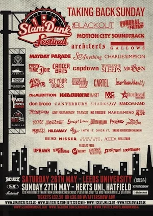 Slam Dunk North 2012 Lineup poster image