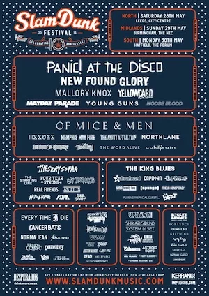 Slam Dunk North 2016 Lineup poster image