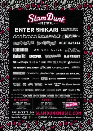 Slam Dunk North 2017 Lineup poster image