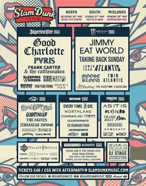 Slam Dunk North 2018 Lineup poster image