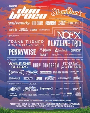 Slam Dunk North 2021 Lineup poster image