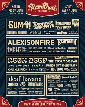 Slam Dunk North 2022 Lineup poster image