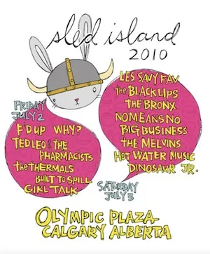 Sled Island 2010 Lineup poster image