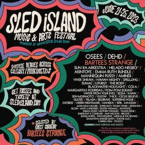 Sled Island 2023 Lineup poster image