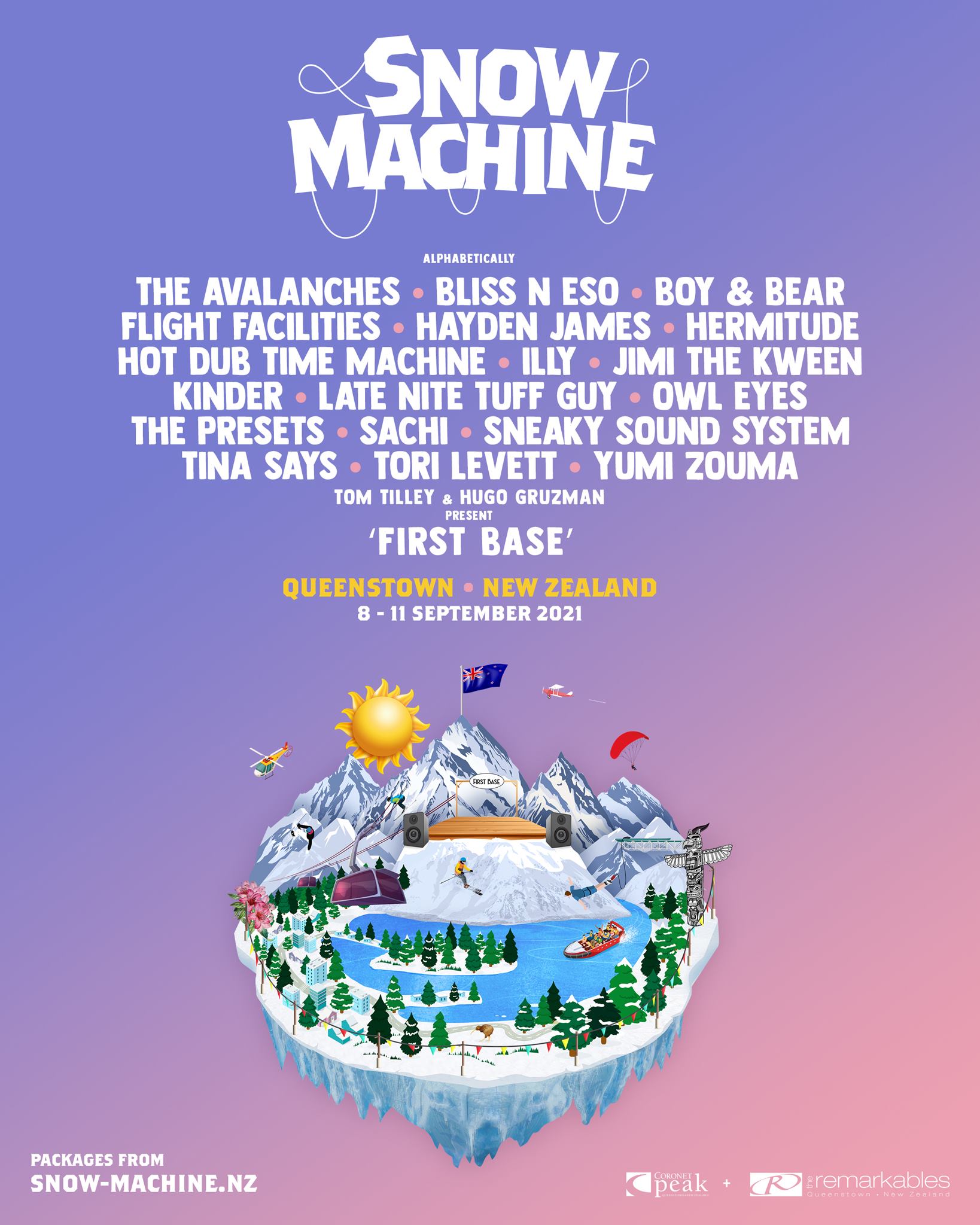 Snow Machine New Zealand 2021 Lineup poster image