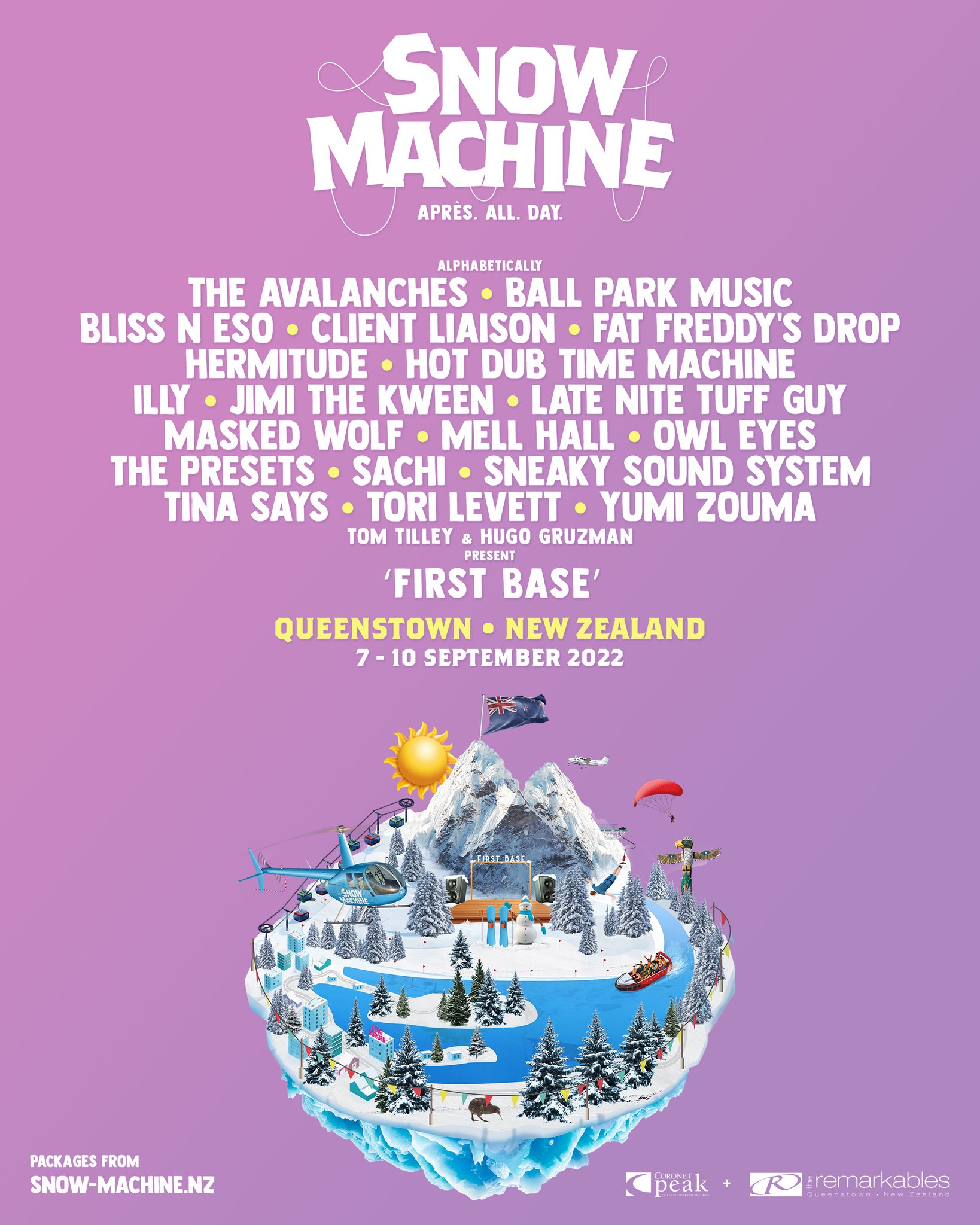 Snow Machine New Zealand 2022 Lineup poster image