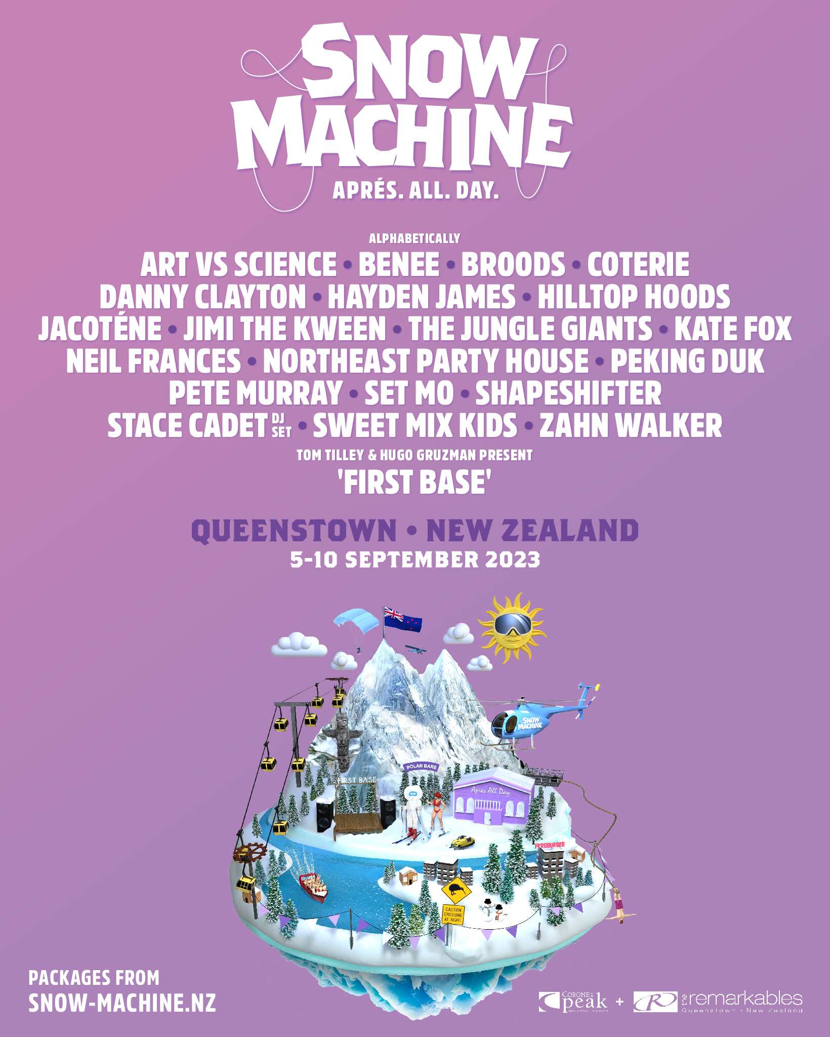 Snow Machine New Zealand 2023 Lineup poster image
