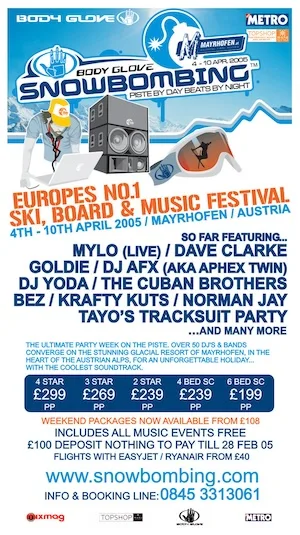 Snowbombing 2005 Lineup poster image