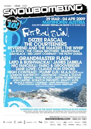 Snowbombing 2009 Lineup poster image