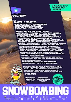 Snowbombing 2017 Lineup poster image