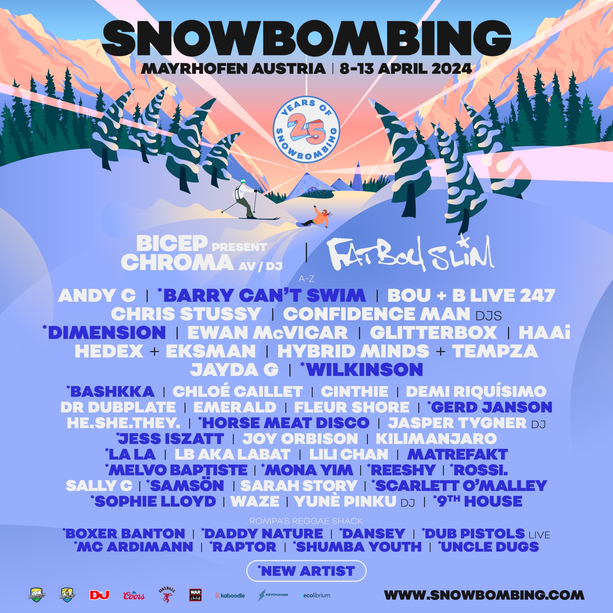Snowbombing 2024 Lineup Grooveist