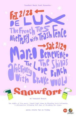 Snowfort Music Fest 2020 Lineup poster image