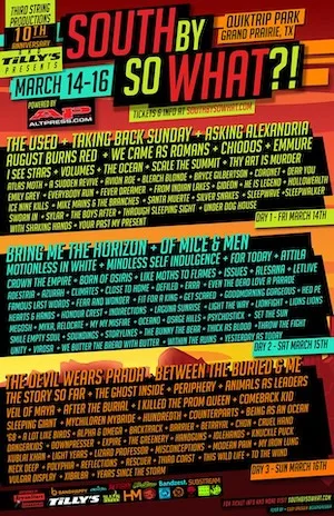 So What?! Music Festival 2014 Lineup poster image