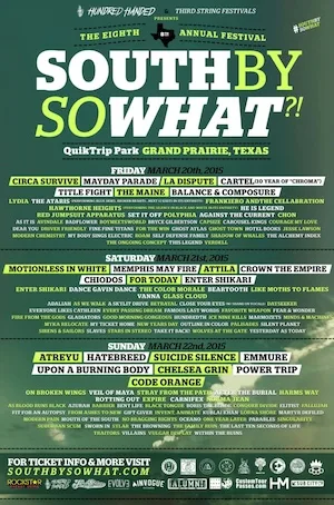 So What?! Music Festival 2015 Lineup poster image