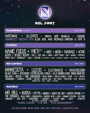 Sol Fest Music & Arts Festival 2022 Lineup poster image