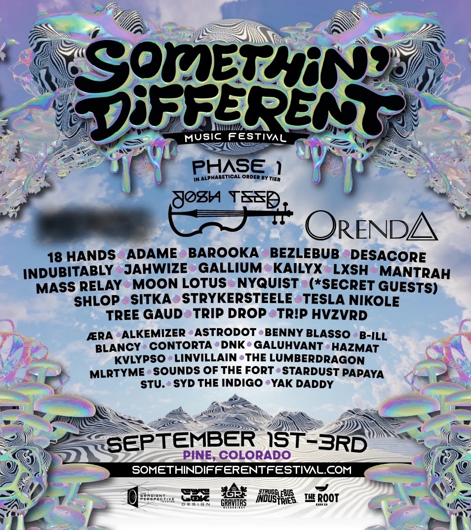 Somethin’ Different Music Festival 2023 Lineup | Grooveist
