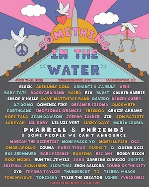 SOMETHING IN THE WATER 2022 Lineup poster image