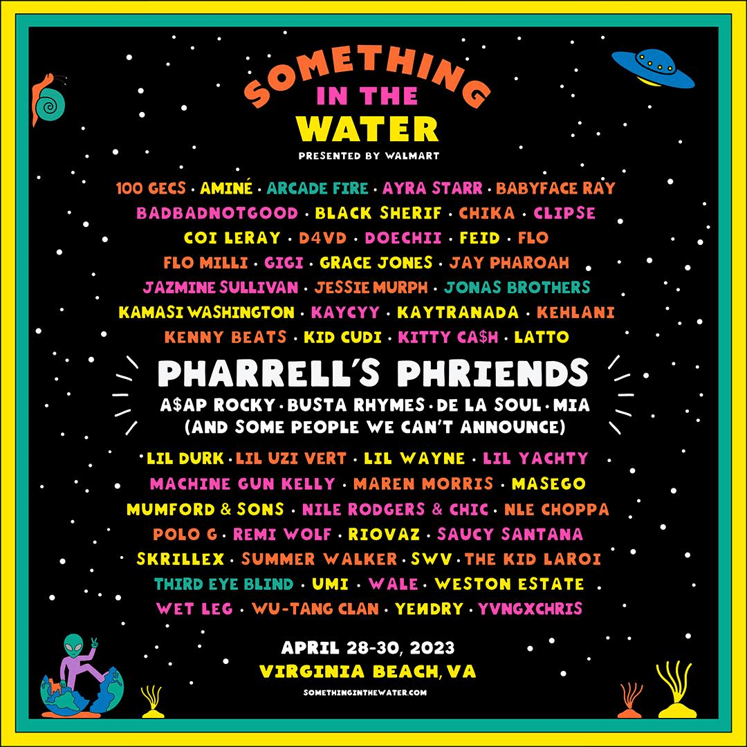 SOMETHING IN THE WATER 2023 Lineup Announced Grooveist