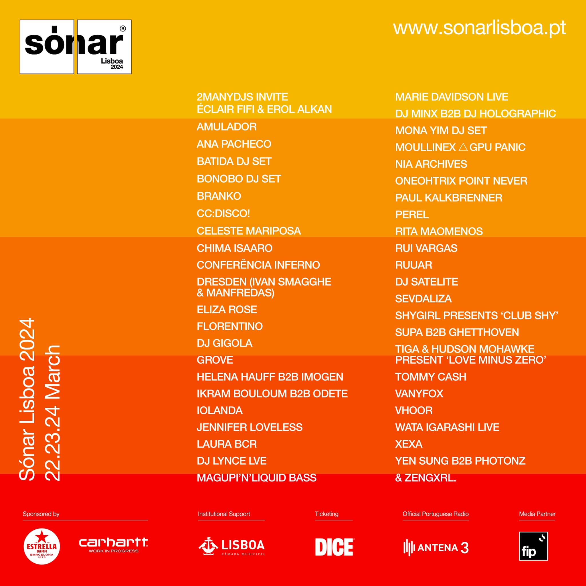 Sónar Lisboa 2024 Lineup Grooveist