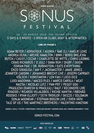 Sonus Festival 2018 Lineup poster image