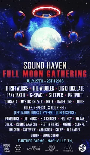 Sound Haven Festival 2018 Lineup poster image