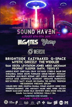 Sound Haven Festival 2019 Lineup poster image