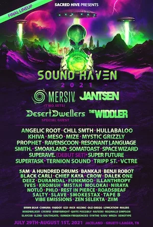 Sound Haven Festival 2021 Lineup poster image