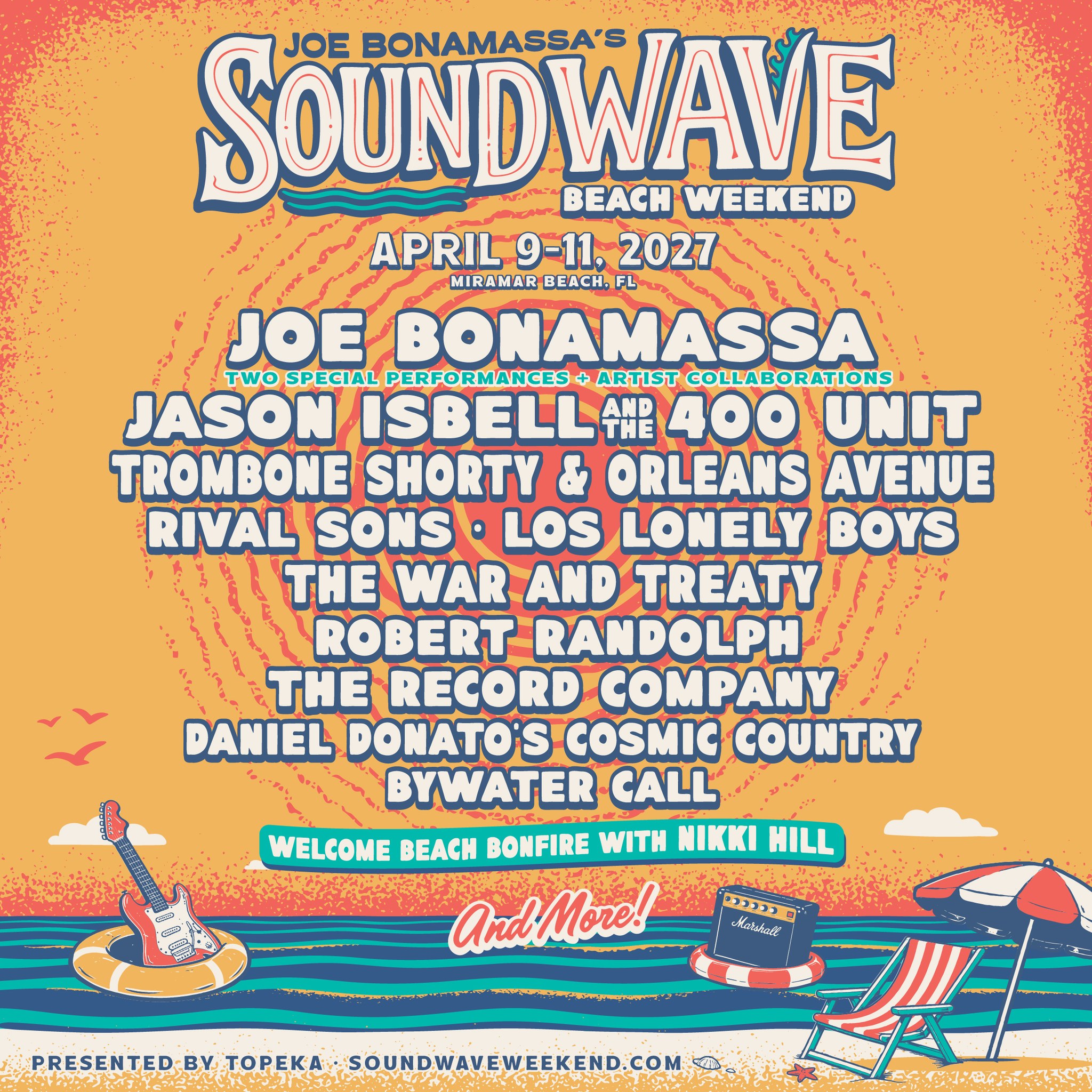 Sound Wave Beach Weekend 2027 Lineup | Grooveist