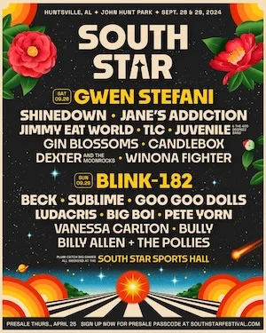 South Star Music Festival 2024 Lineup poster image
