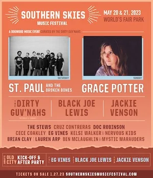 Southern Skies Music Festival 2023 Lineup poster image