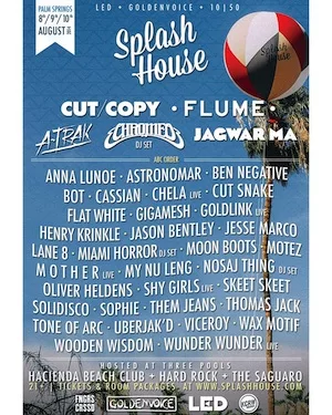 Splash House 2014 Lineup poster image