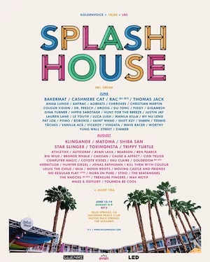 Splash House 2015 Lineup poster image
