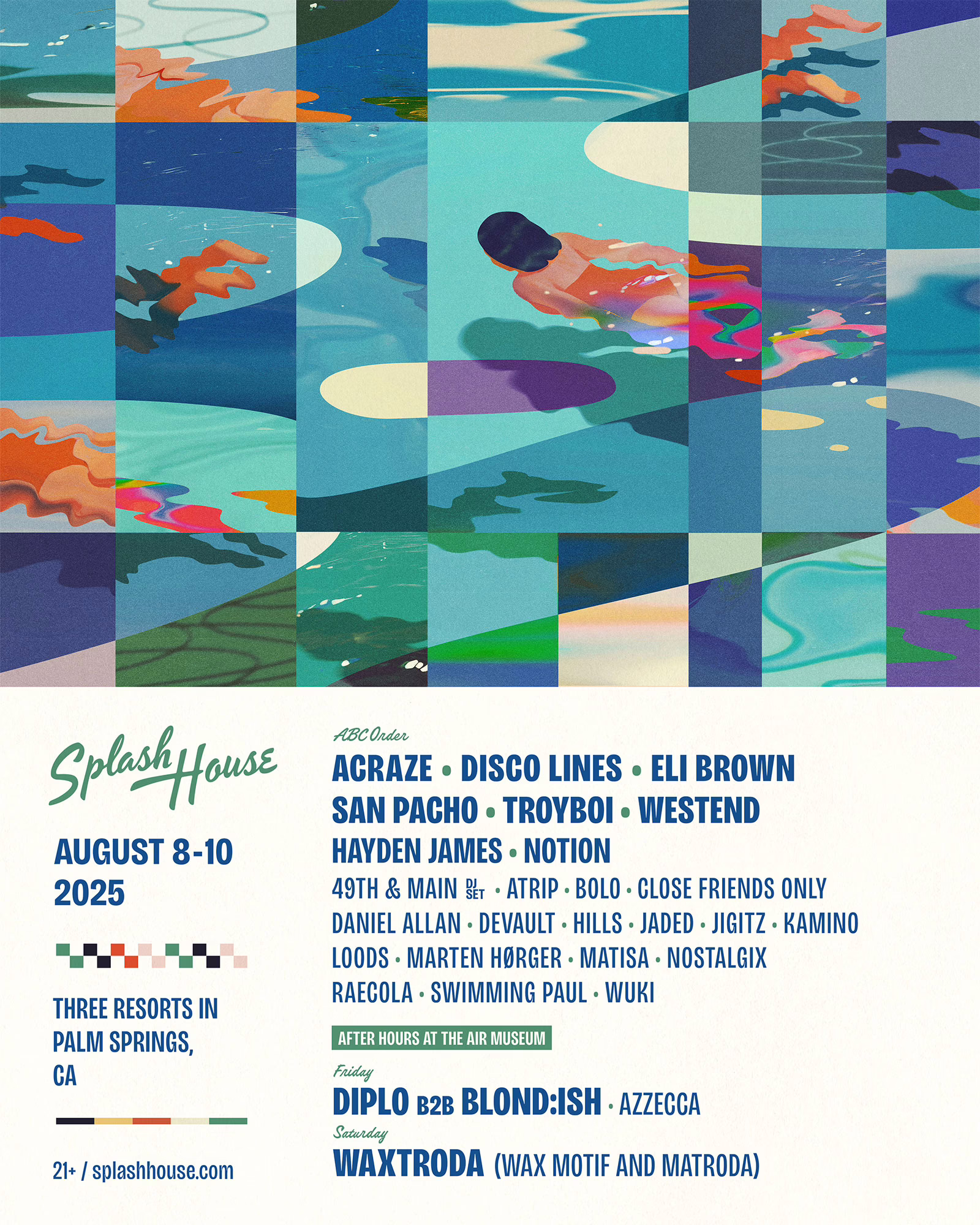 Splash House 2025 Lineup poster image