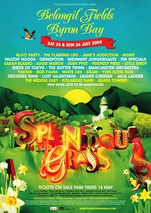 Splendour in the Grass 2009 Lineup poster image